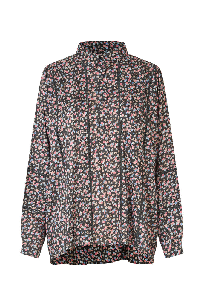 Lollys Laundry Lari Shirt Washed Black