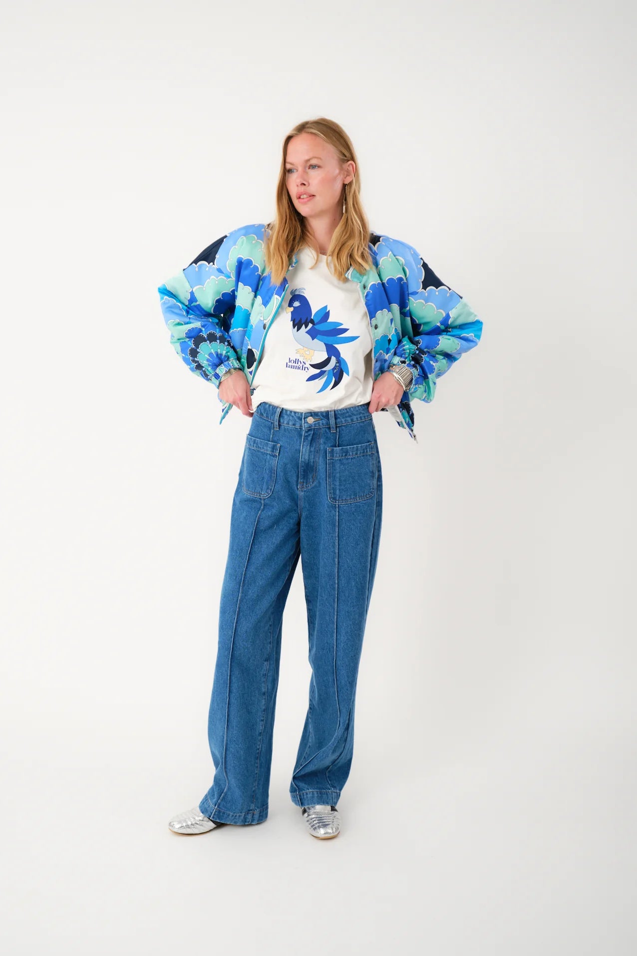 Lollys Laundry Roma Tee Short Sleeve White