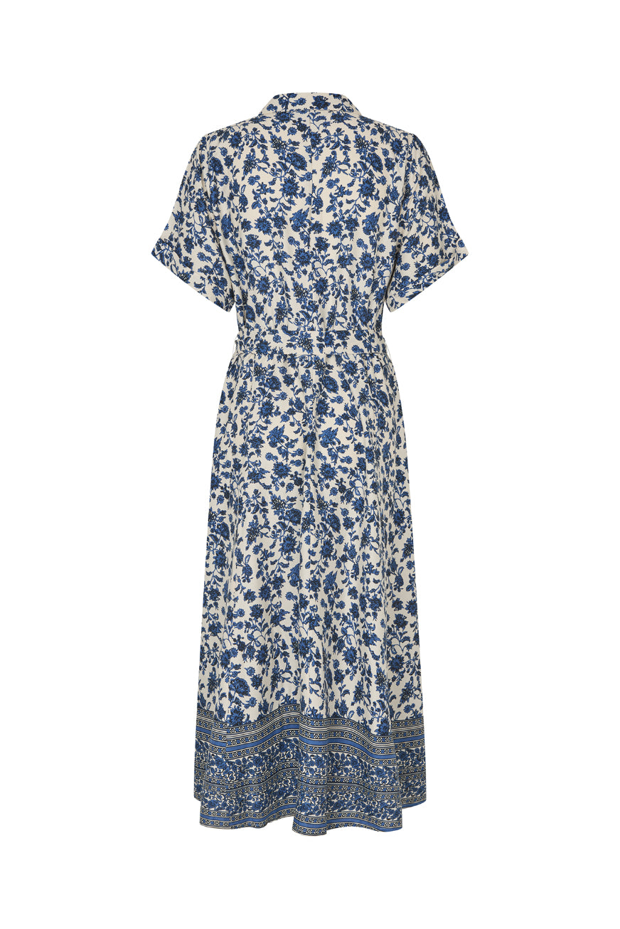 Lollys Laundry Blake Midi Dress SS Blue