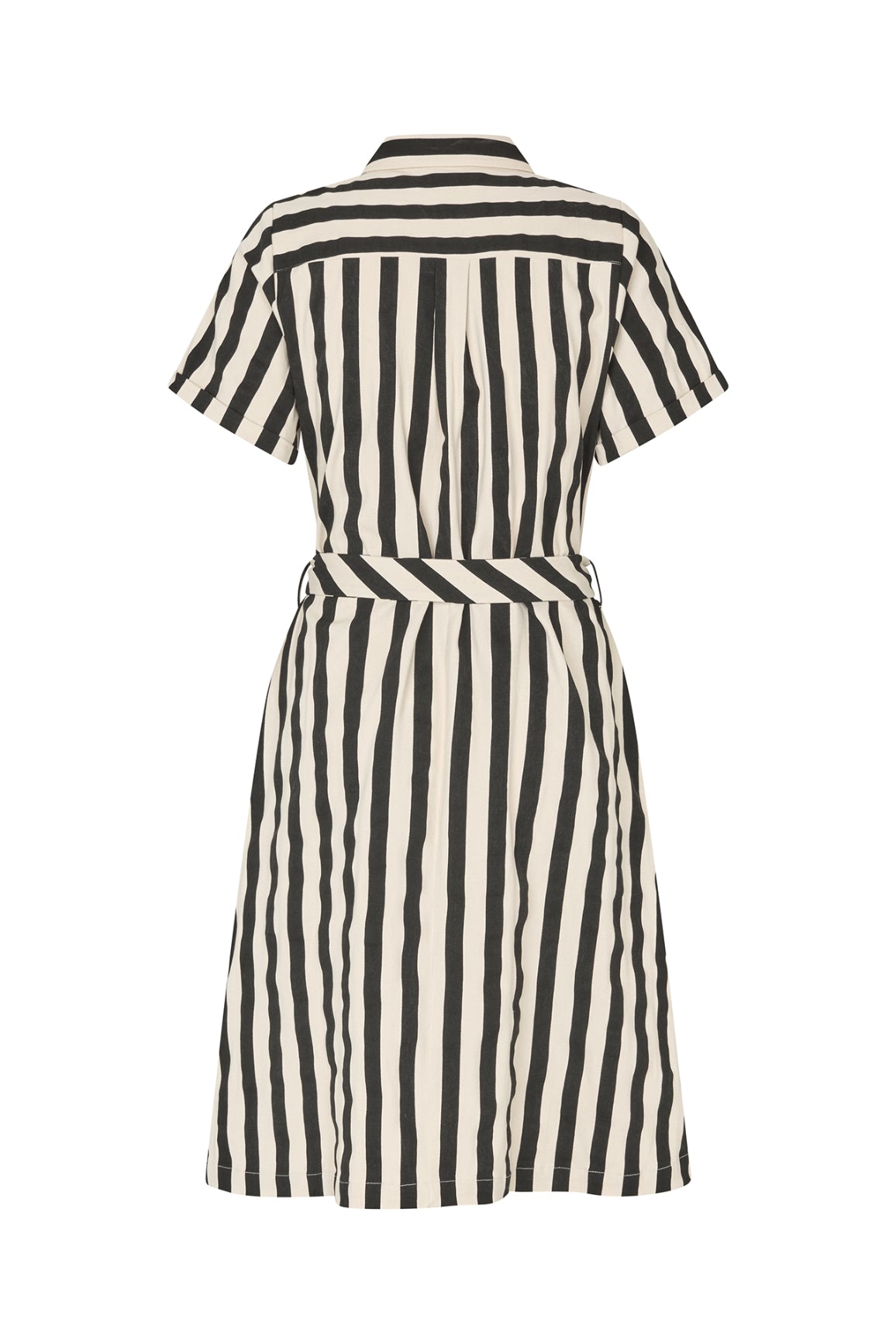 Lollys Laundry Tulle Midi dress SS Black Stripe