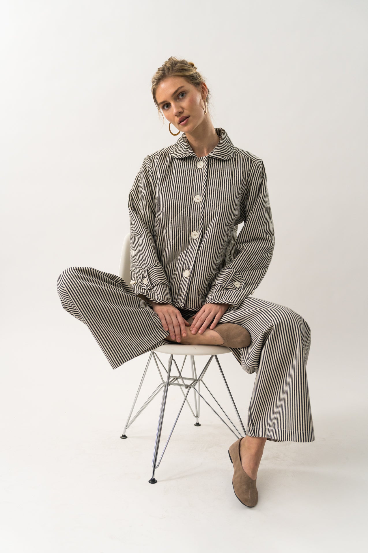 Lollys Laundry Viola Jacket Stripe Black