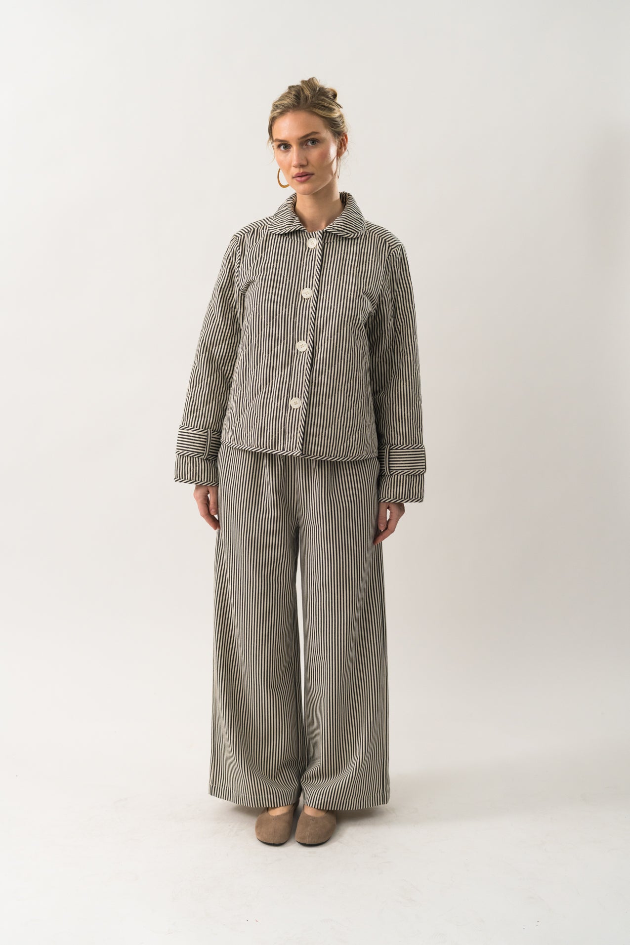 Lollys Laundry Viola Jacket Stripe Black