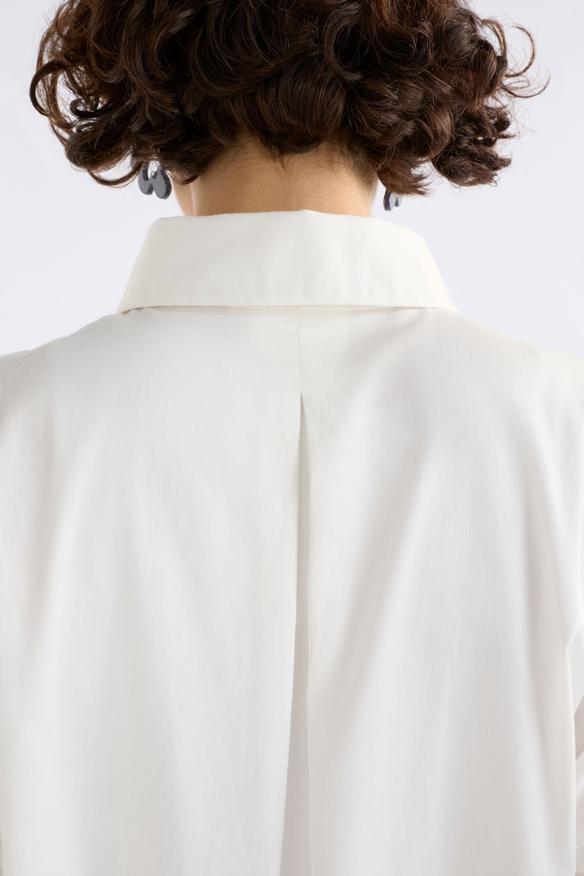 Elk Eiren Relaxed Shirt White/Lilac Blue