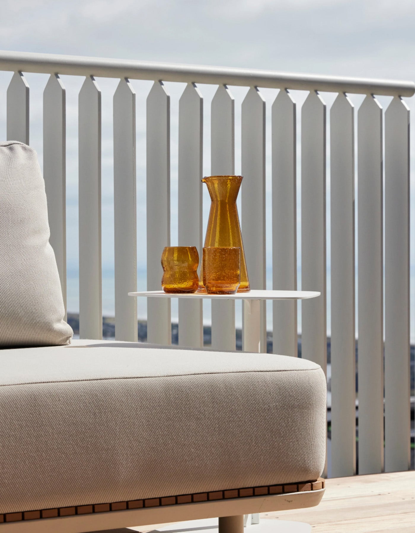 Ned Collections Rand Jug Amber