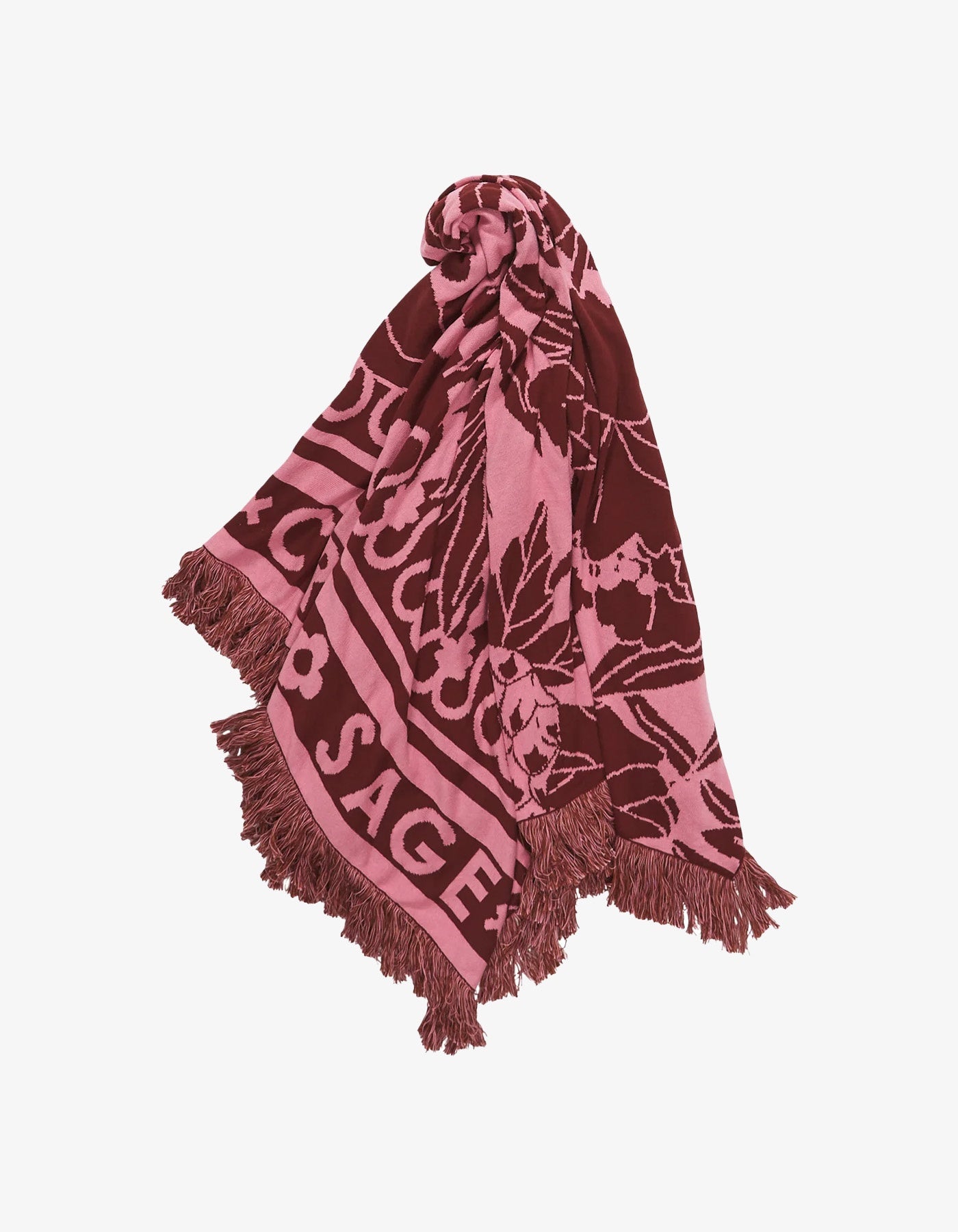 Sage x Clare Alexa Jacquard Knit Throw