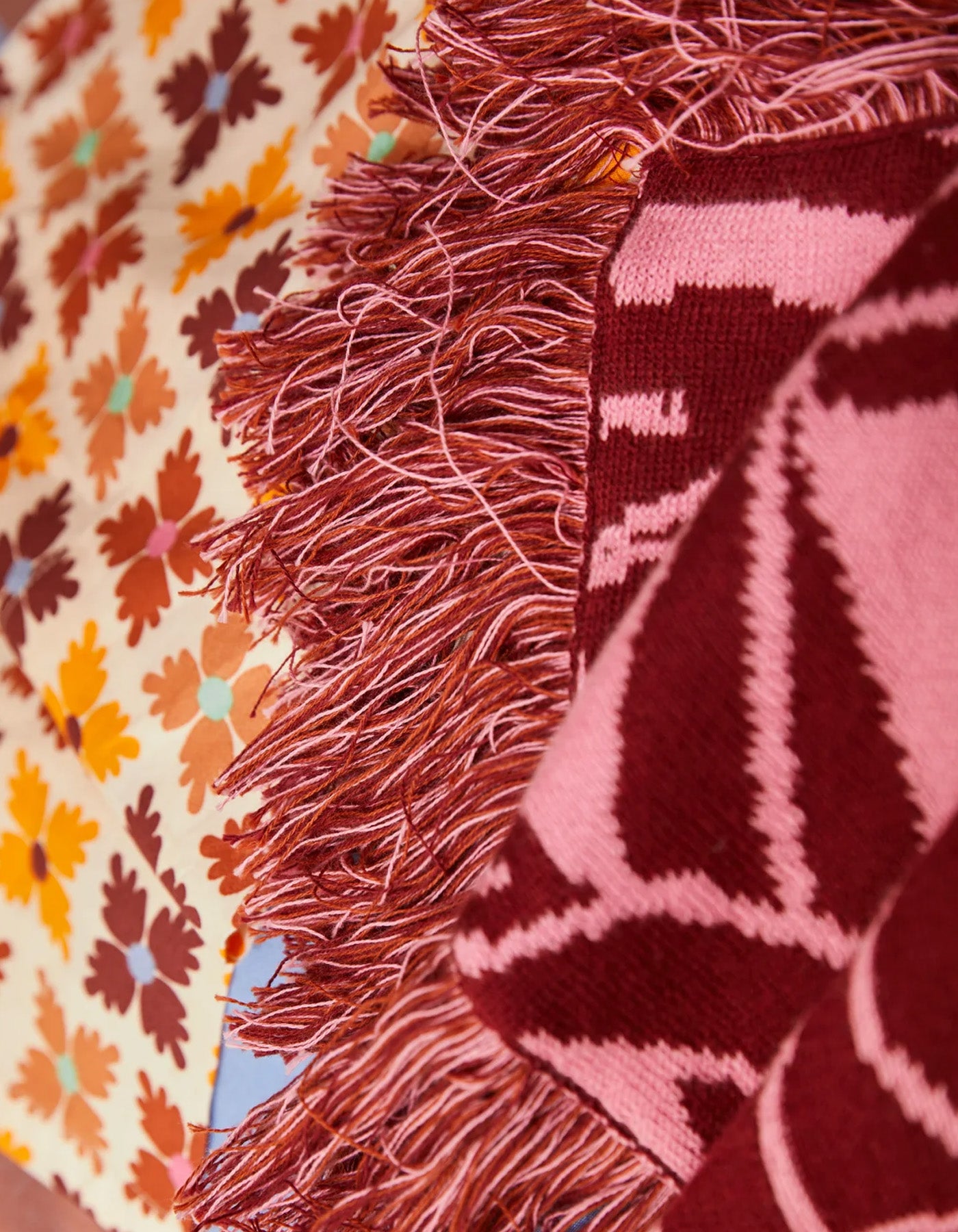 Sage x Clare Alexa Jacquard Knit Throw