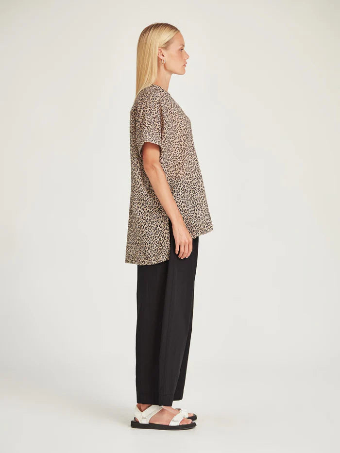 Sills Anita Print Top Leopard