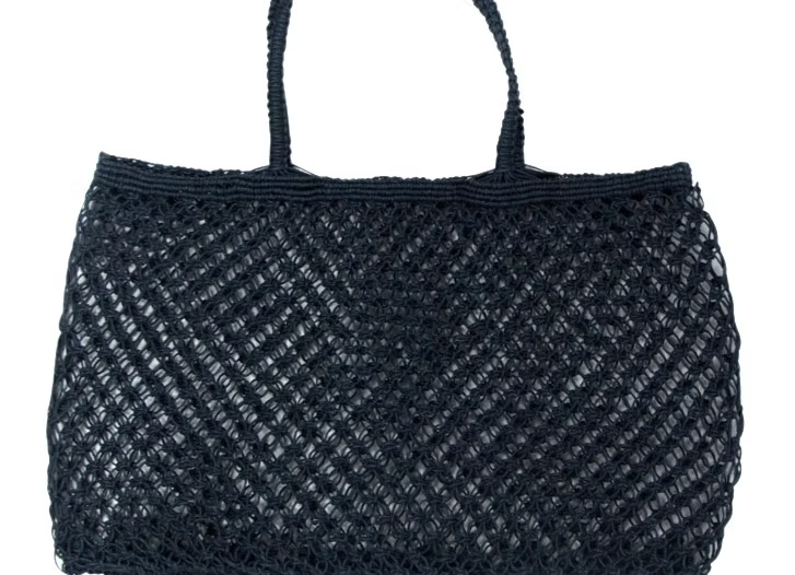 Apple Green Duck Jute String Shopper Indigo
