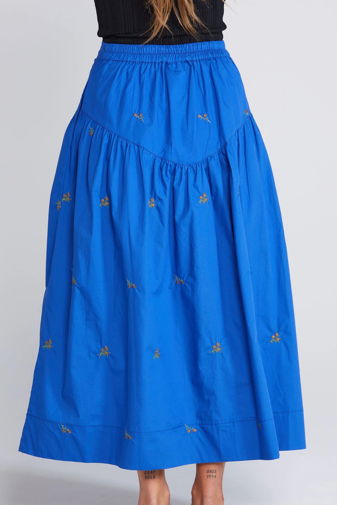 Thing Thing Aria Skirt Cobalt Blossom