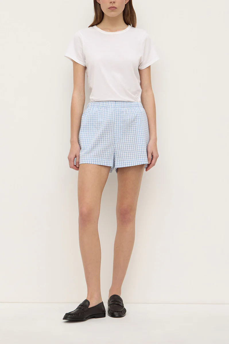 Assembly Label Ainslee Short Blue Check
