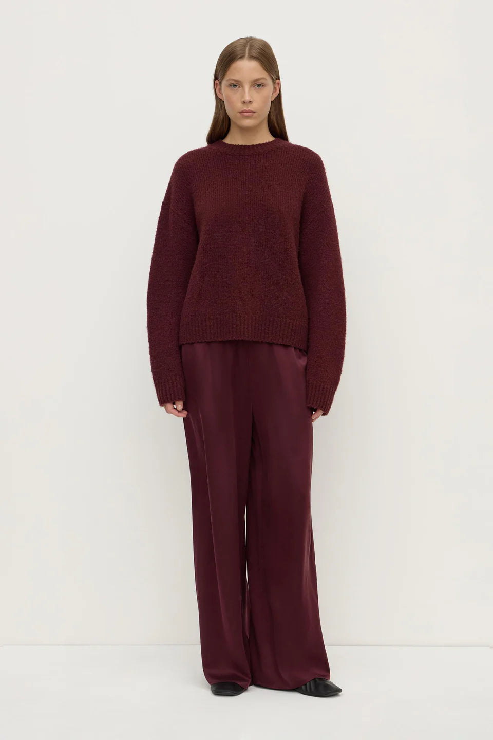 Assembly Label Ariel Knit Merlot