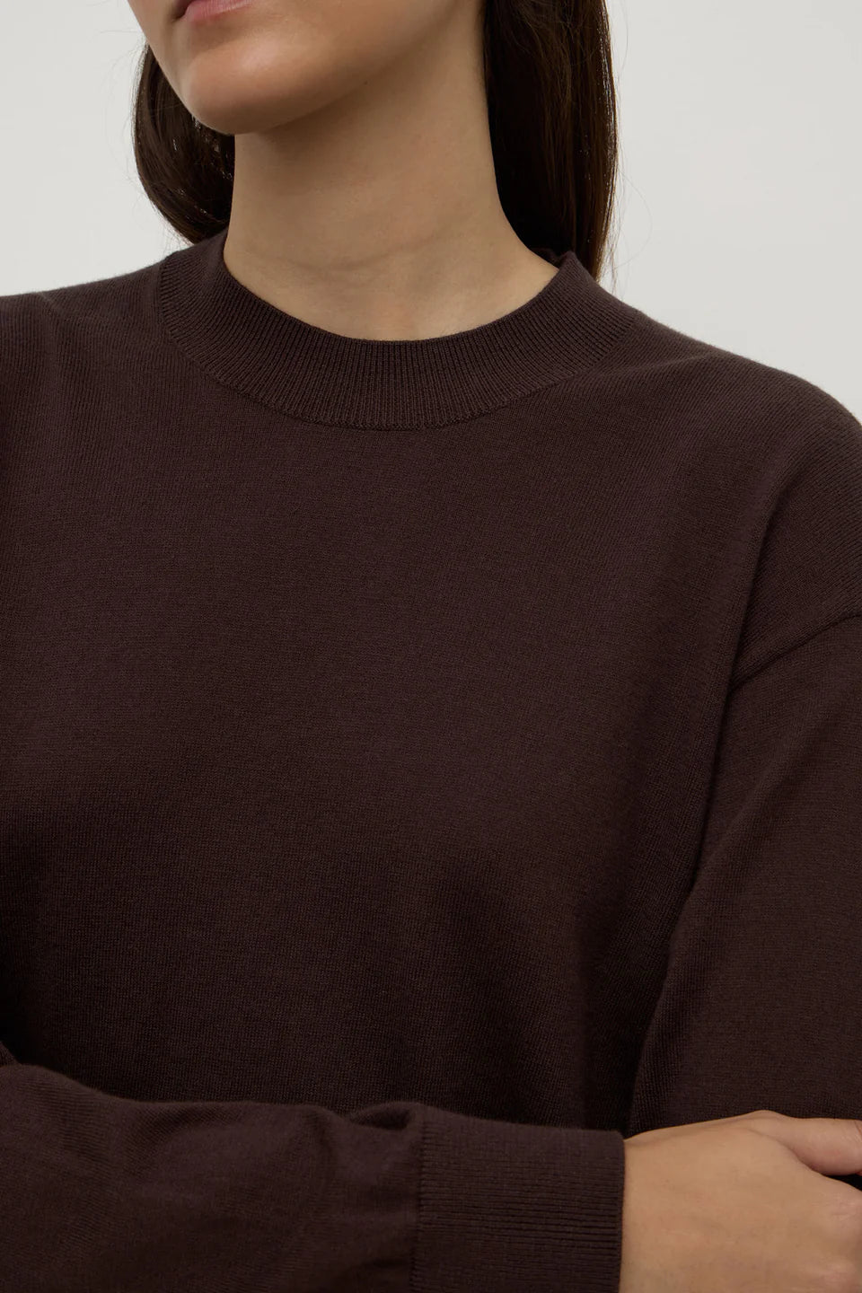 Assembly Label Cotton Cashmere Sweater Ganache