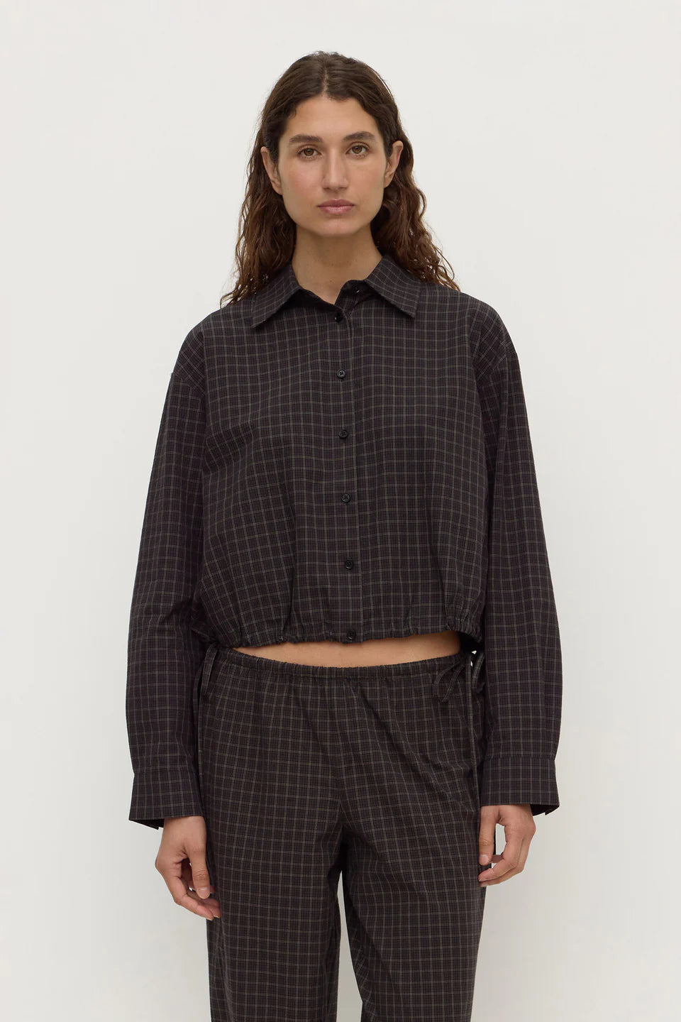 Assembly Label Eddie Check Shirt Brown/Black