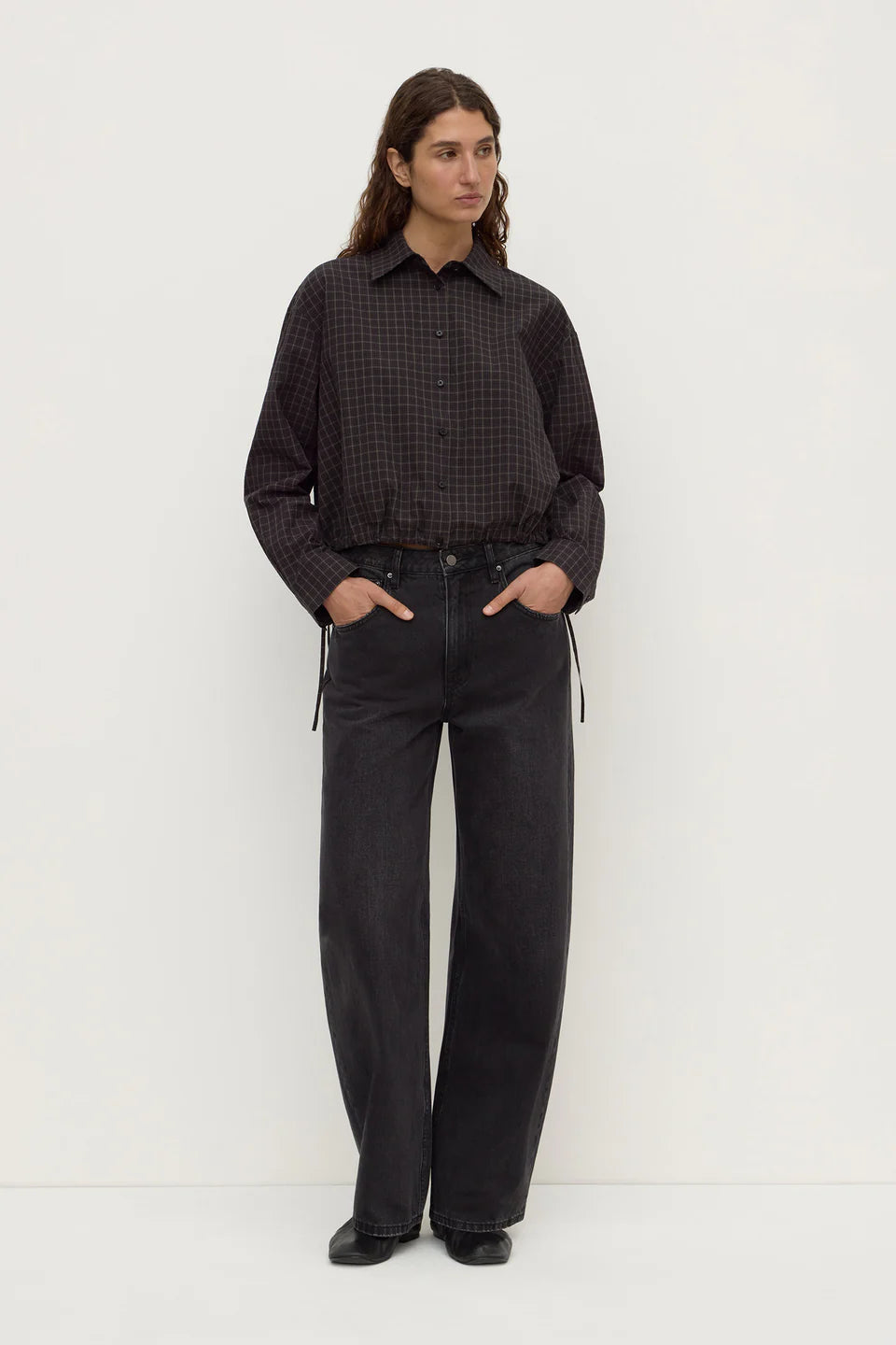 Assembly Label Eddie Check Shirt Brown/Black