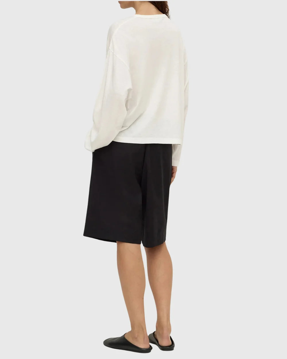 Assembly Label Flora Long Sleeve Tee Antique White