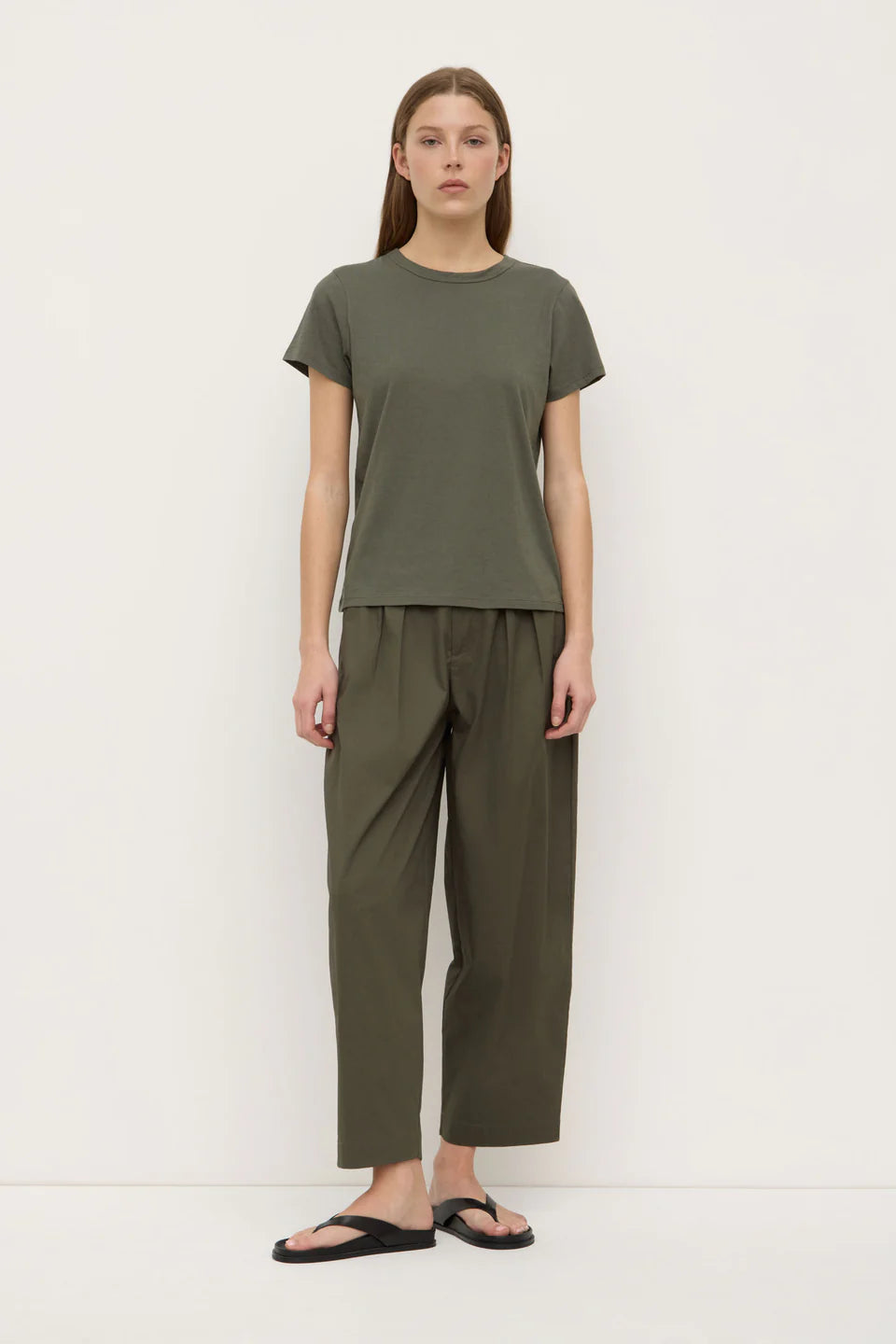 Assembly Label Indi Short Sleeve Tee Moss