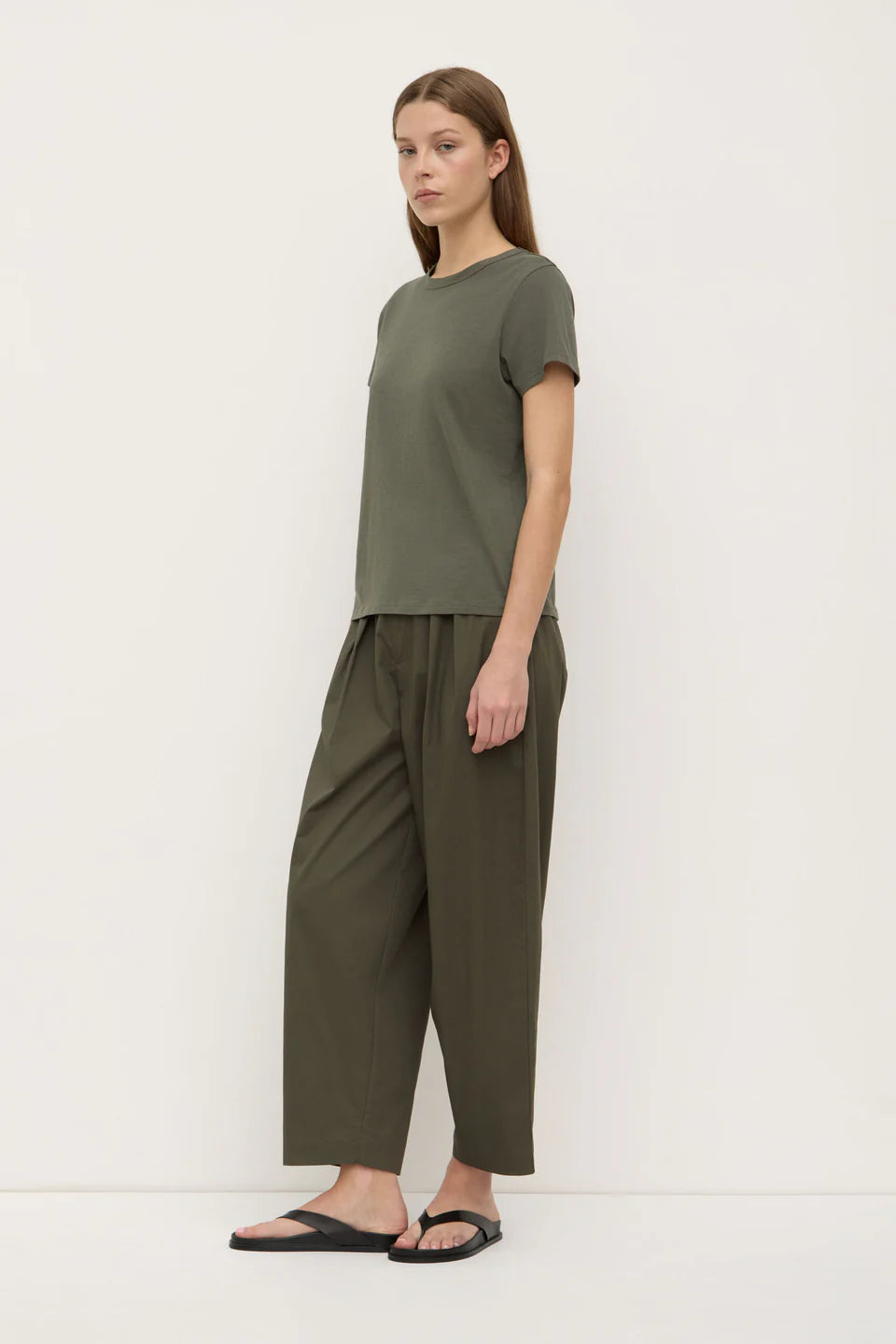 Assembly Label Indi Short Sleeve Tee Moss