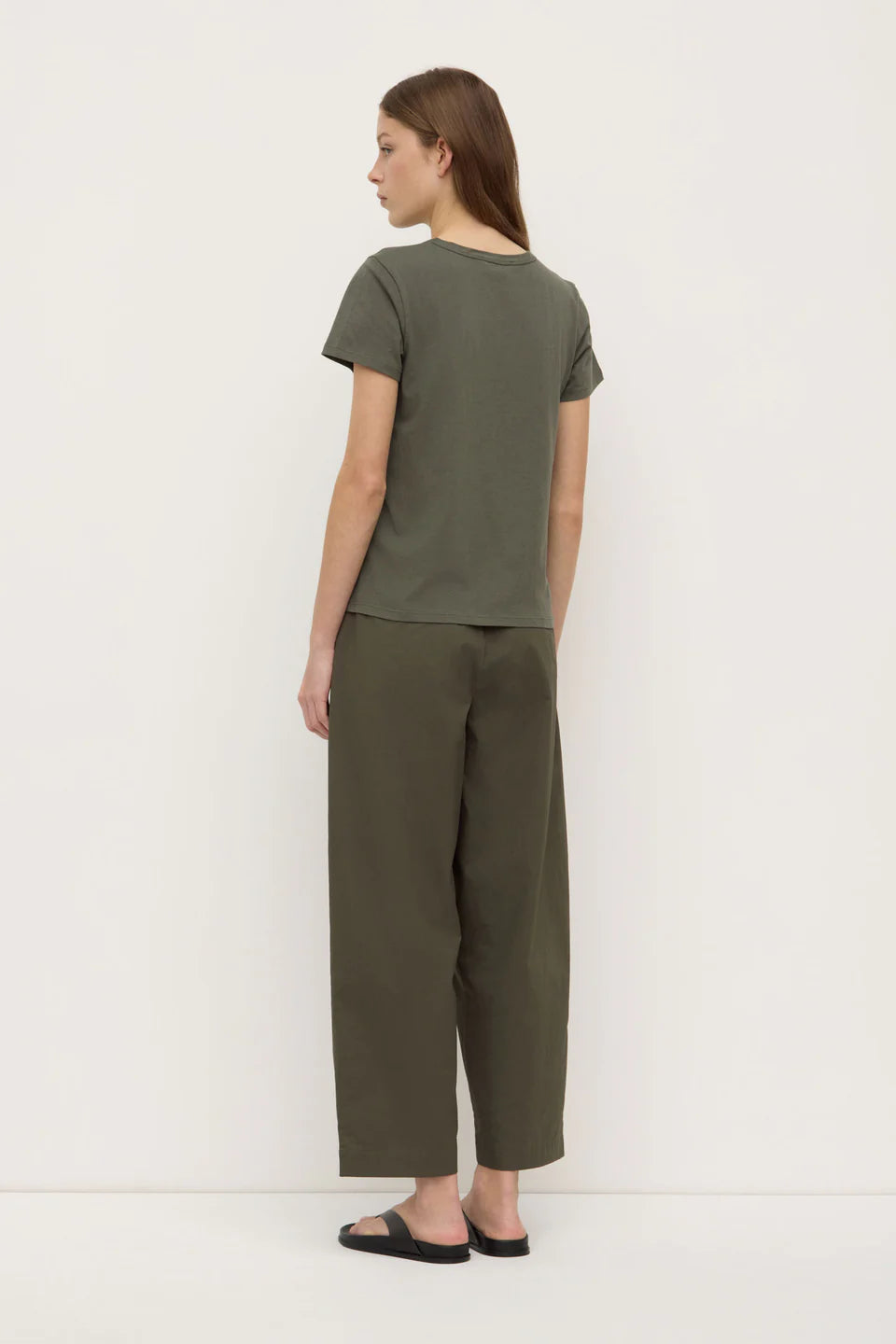 Assembly Label Indi Short Sleeve Tee Moss