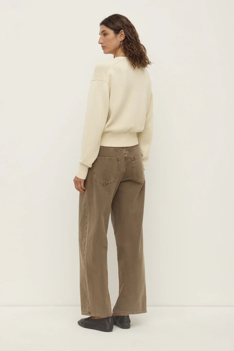 Assembly Label Meri Knit Cardigan Cream