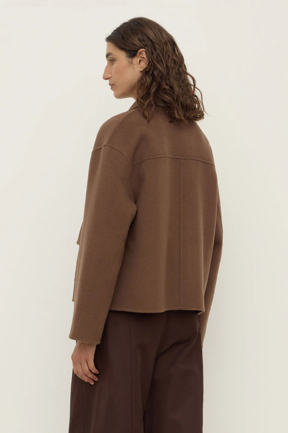 Assembly Label Mya Wool Jacket Milk Choc