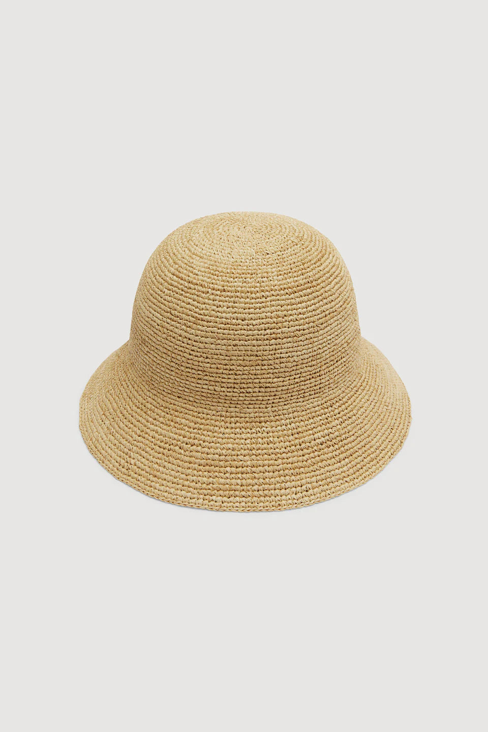 Assembly Label Raffia Bucket Hat Natural