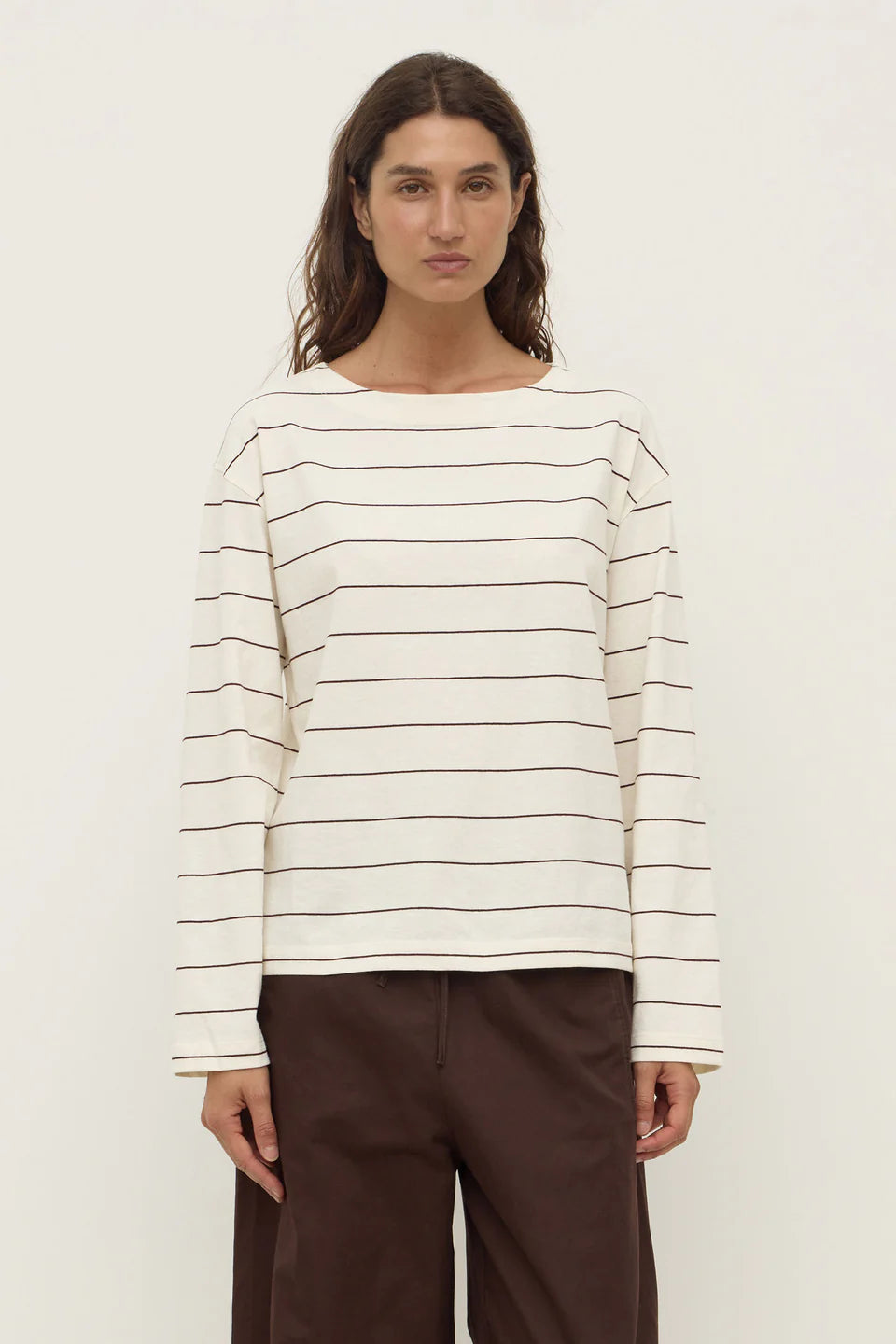 Assembly Label Scout Long Sleeve Tee Cream/Mulberry