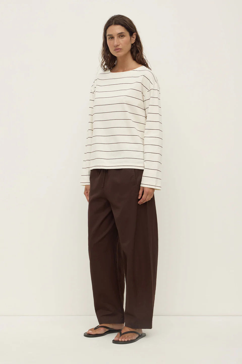 Assembly Label Scout Long Sleeve Tee Cream/Mulberry