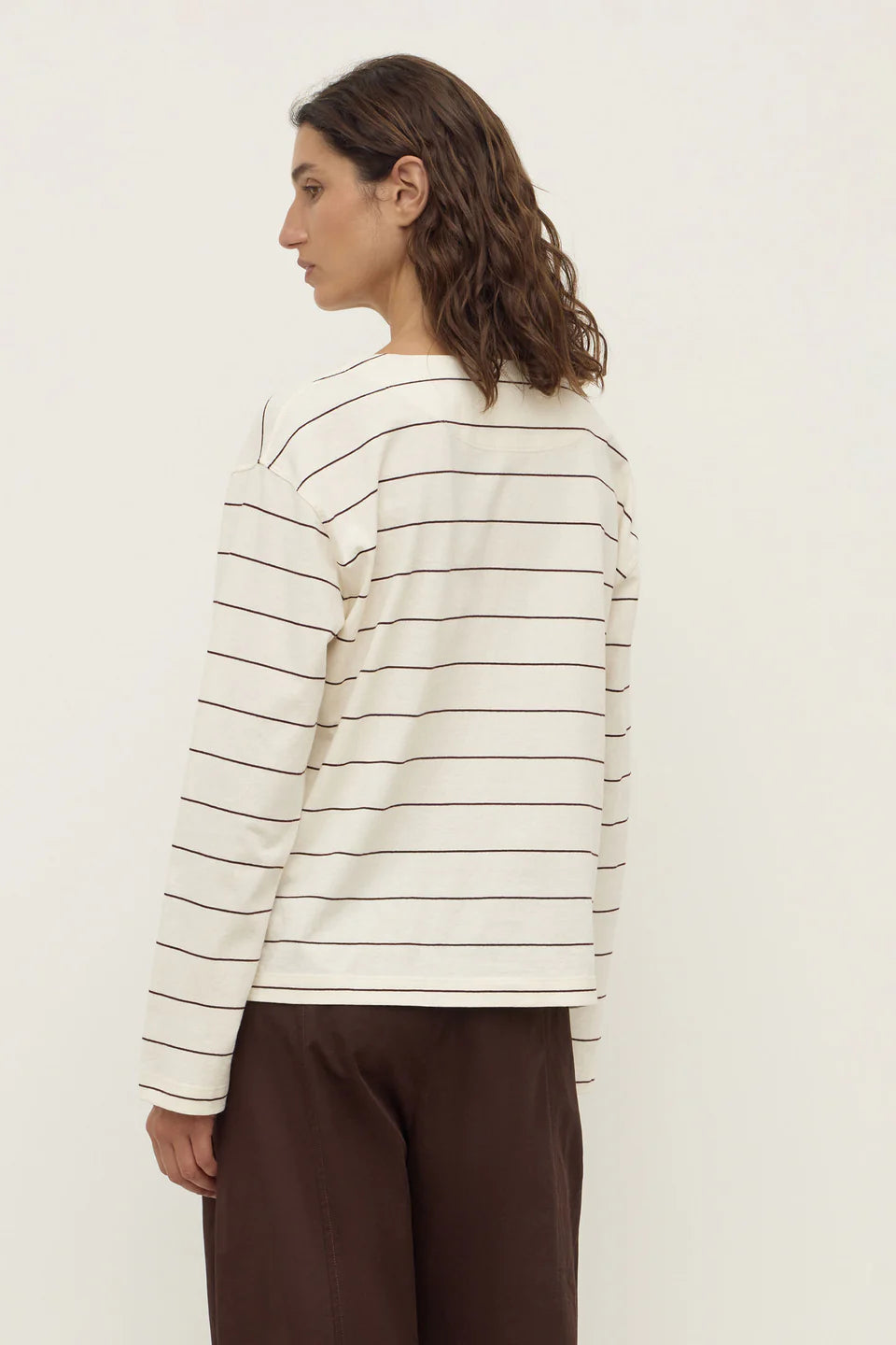 Assembly Label Scout Long Sleeve Tee Cream/Mulberry