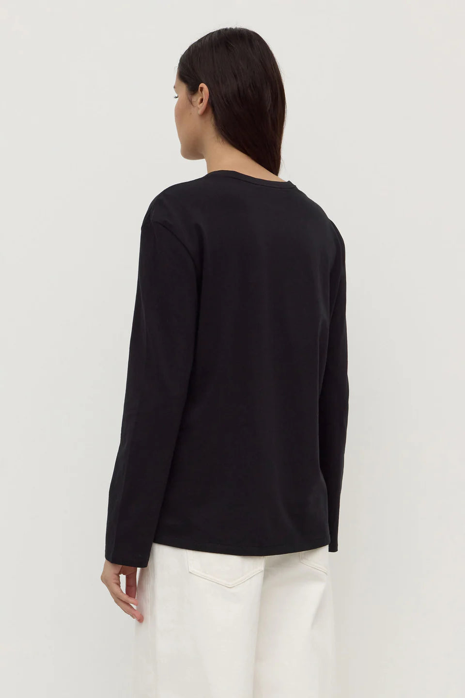 Assembly Label Thea Long Sleeve Tee Black