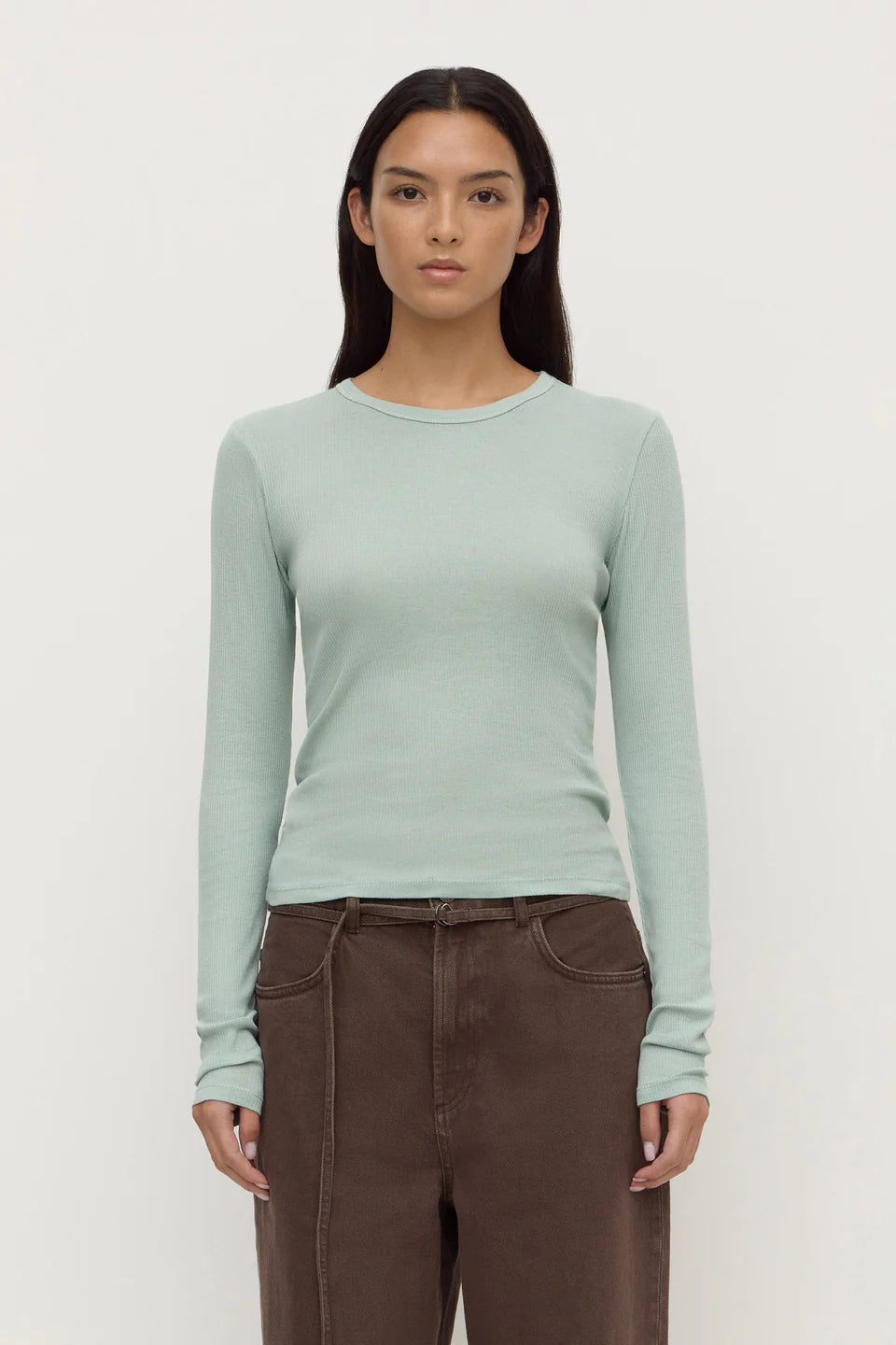Assembly Label Zali Long Sleeve Tee Mint