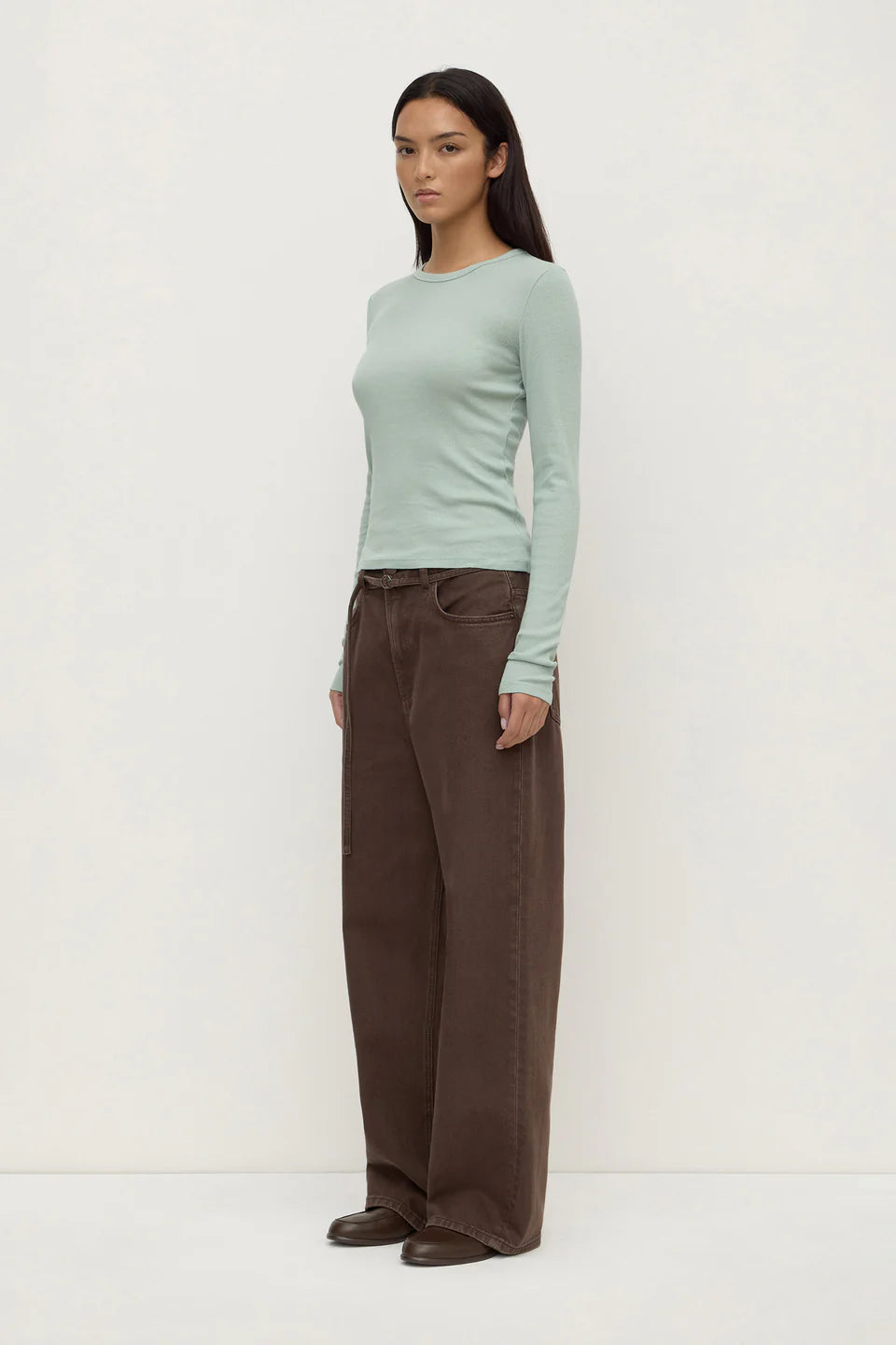 Assembly Label Zali Long Sleeve Tee Mint