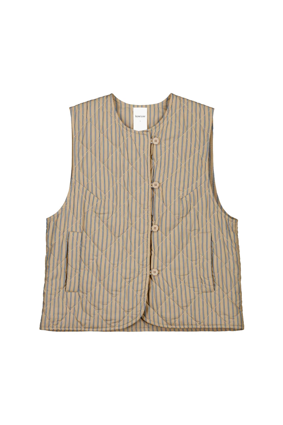 Kowtow Axis Vest Double Pinstripe