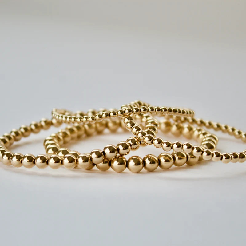 Dane Gold Bead Bracelet