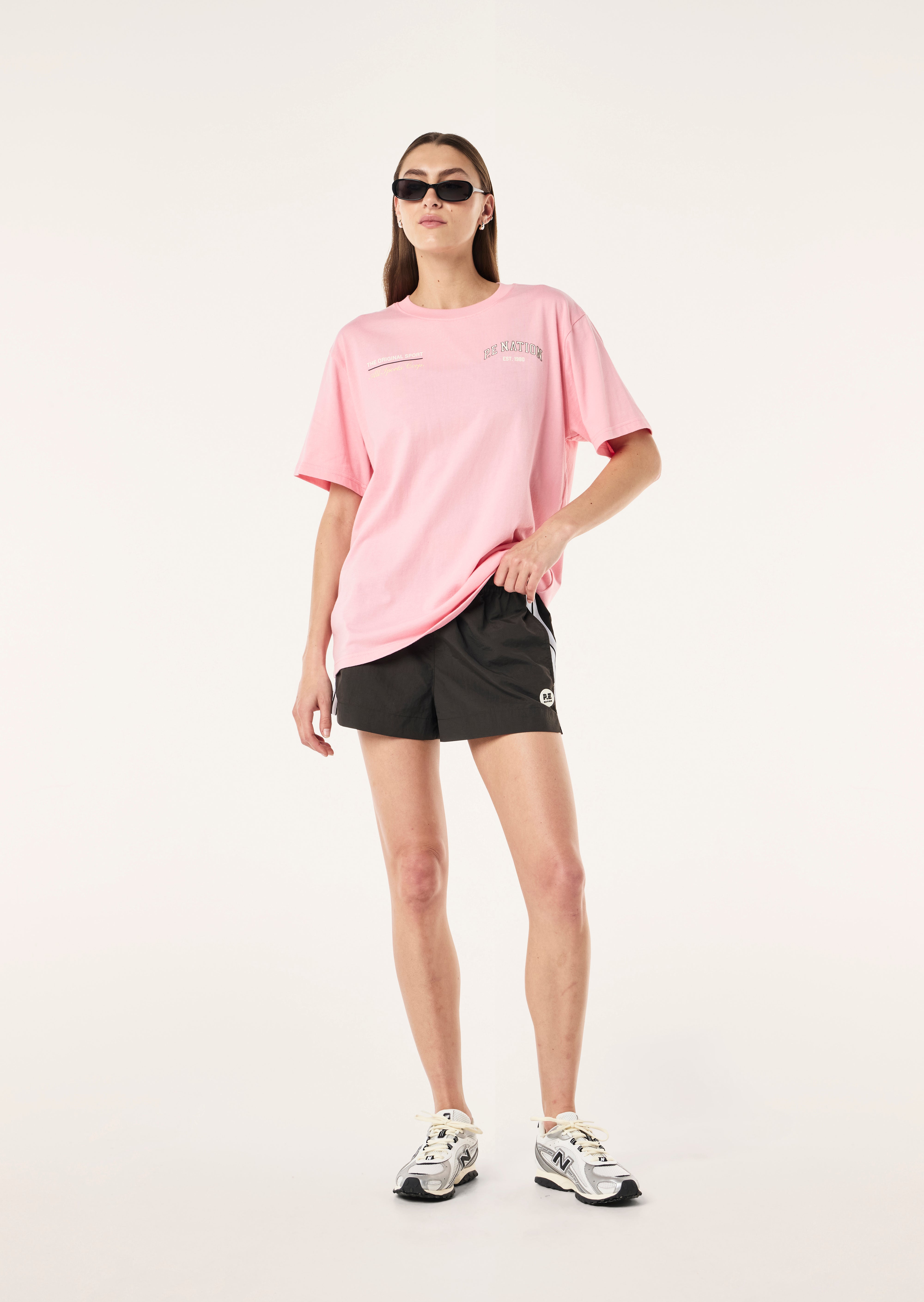 P.E Nation Base Tee Candy Pink