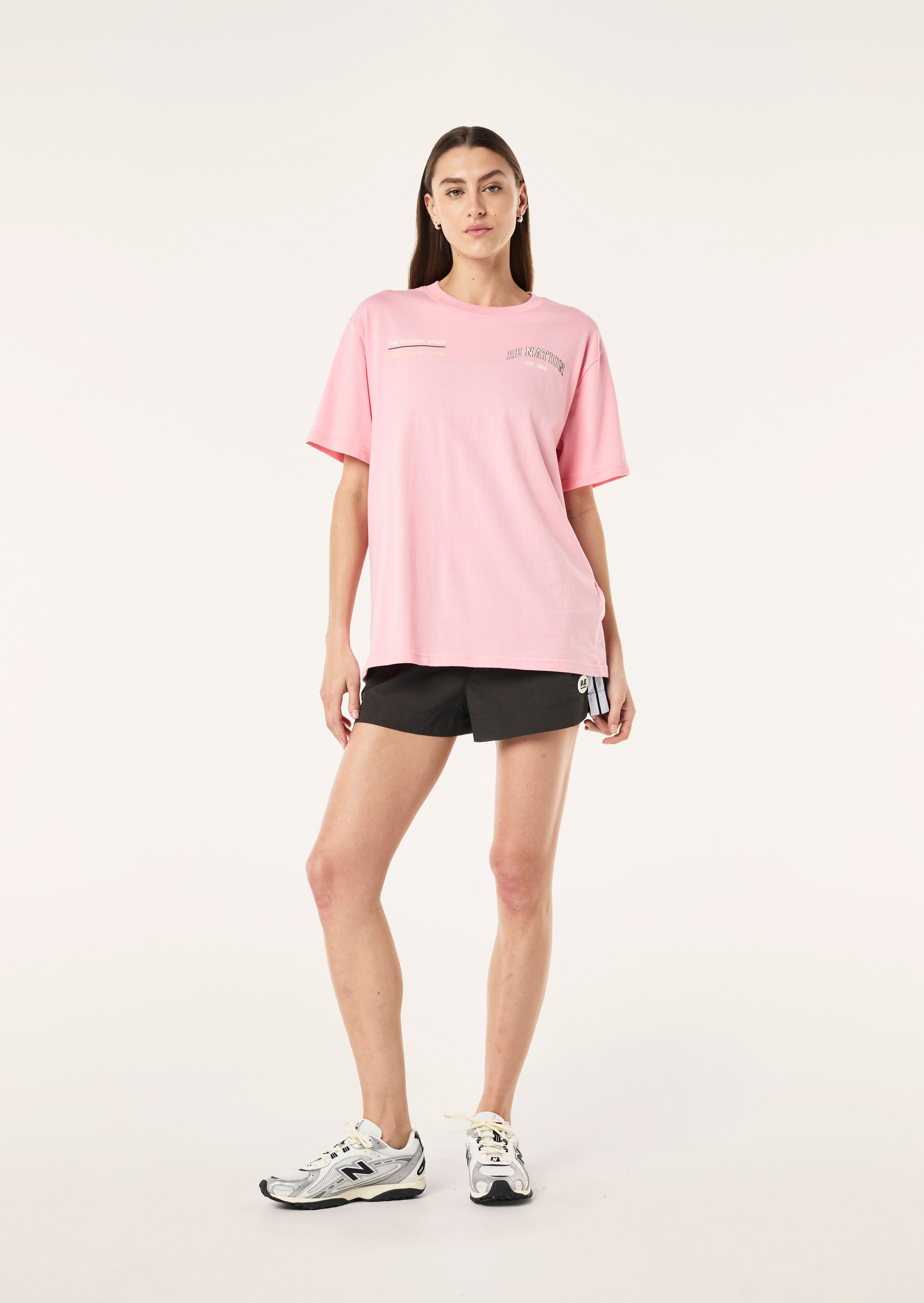 P.E Nation Base Tee Candy Pink