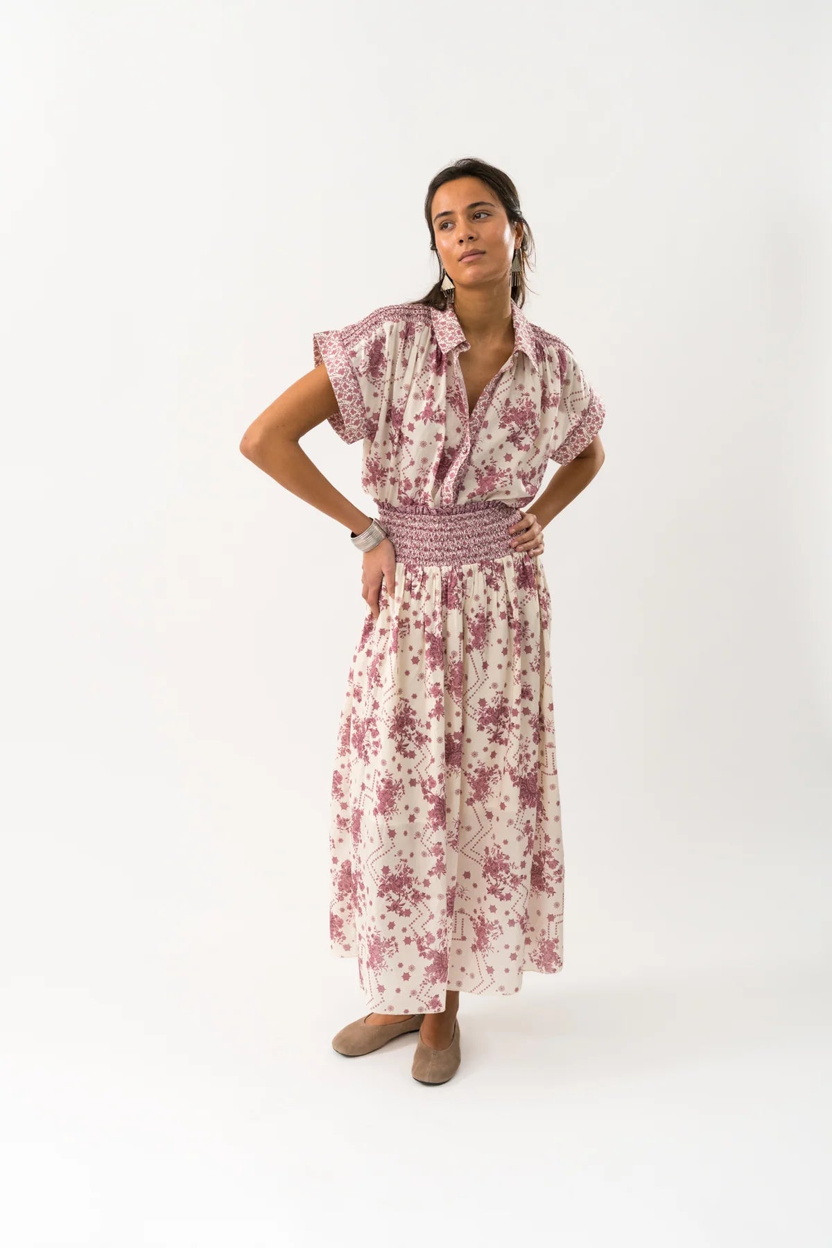 Lollys Laundry Badal Shirt Flower Print