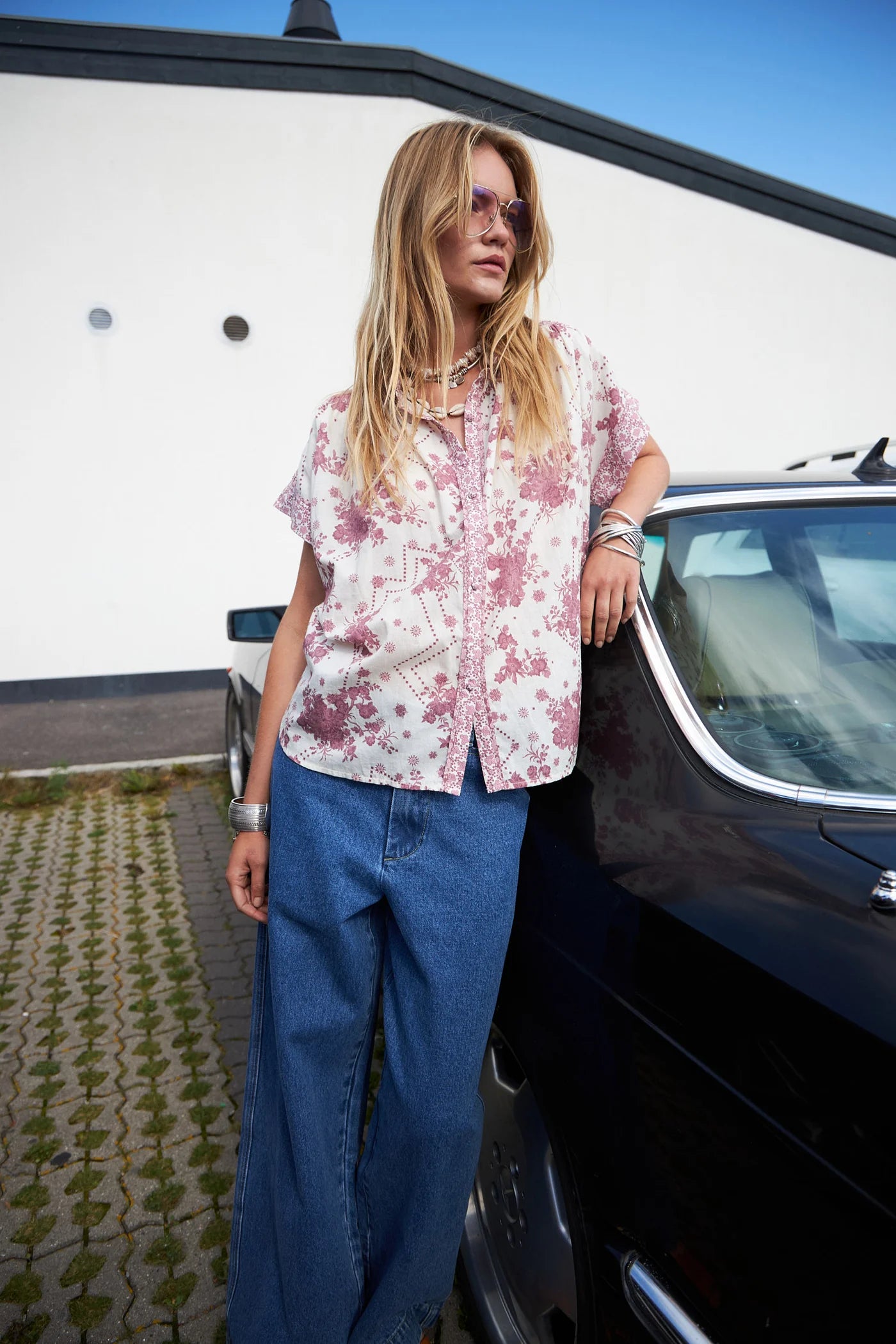 Lollys Laundry Badal Shirt Flower Print