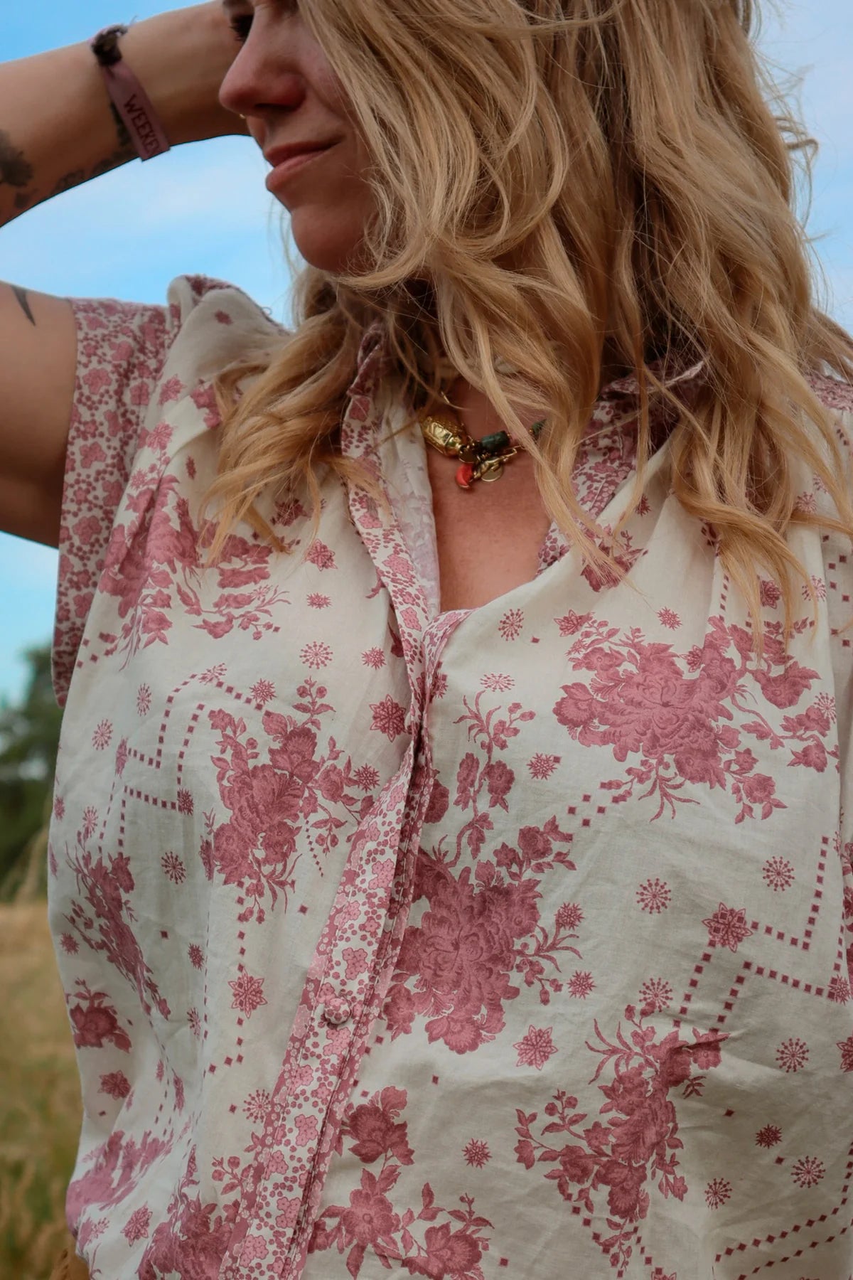 Lollys Laundry Badal Shirt Flower Print