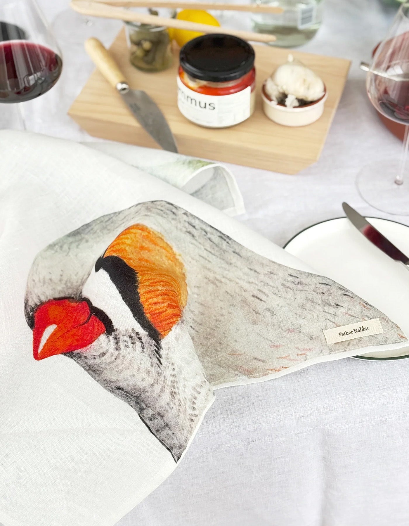 Lettuce Tea Towel Birds