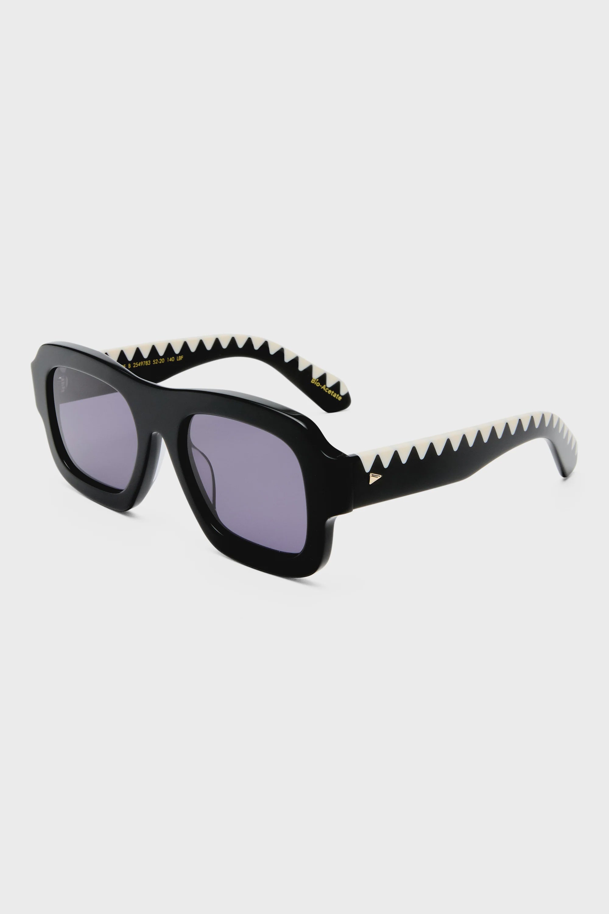 Karen Walker Moonside Zig Zag Black Sunglasses
