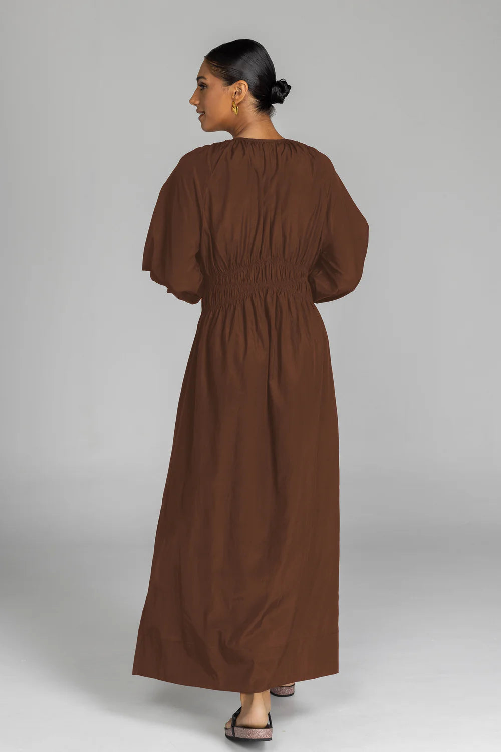 Blak Agnes Dress Brandy Brown
