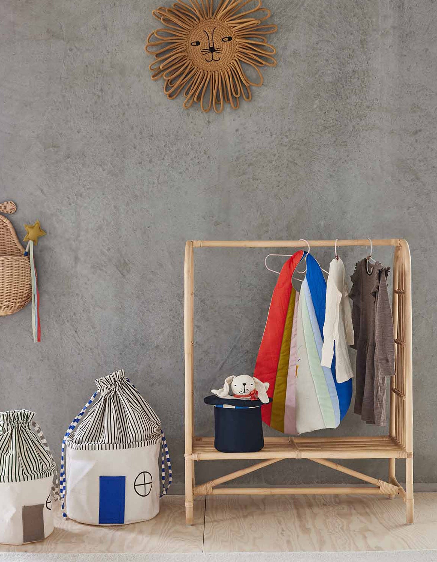 Koya Storage Basket - Optic Blue (Large)