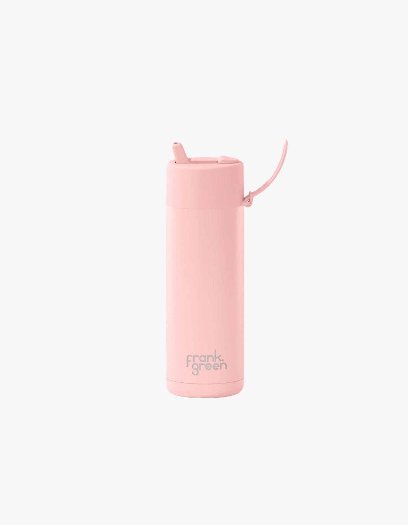 Frank Green 20oz Stainless Steel Ceramic Reusable Bottle Blushed  with Straw Lid