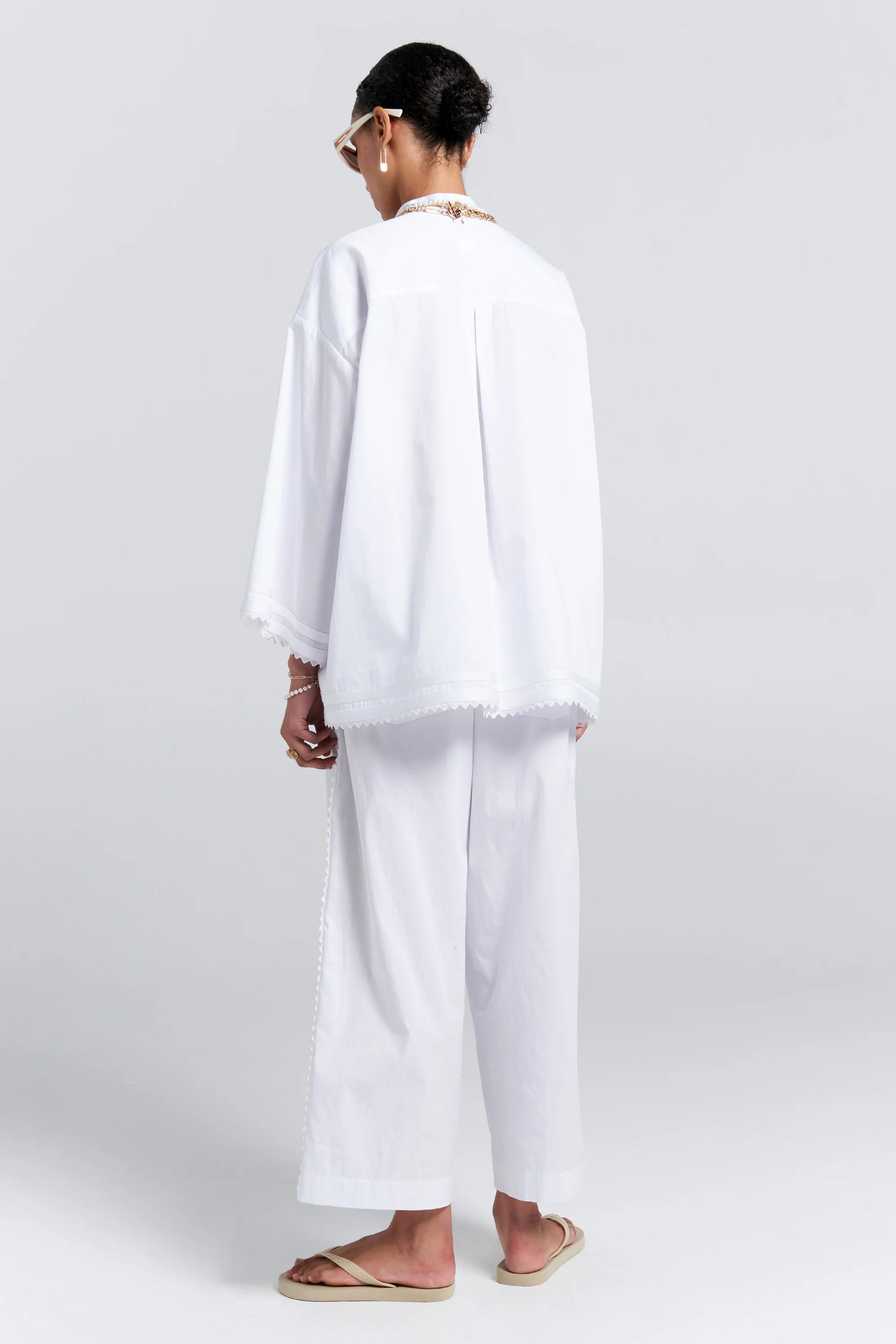 Karen Walker Boat Pants White