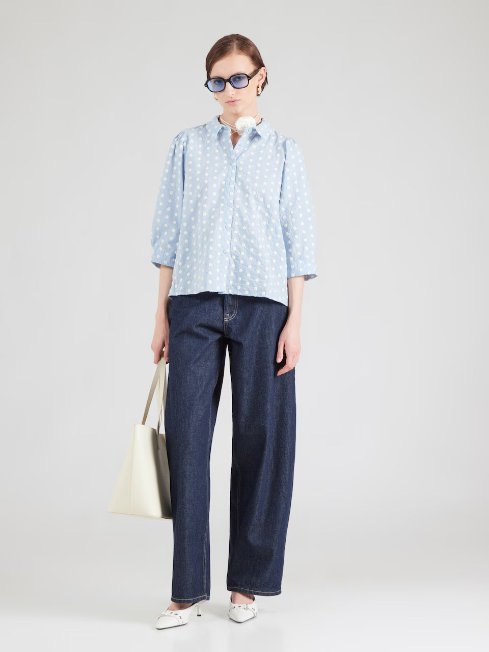 Lollys Laundry Bono Shirt Light Blue