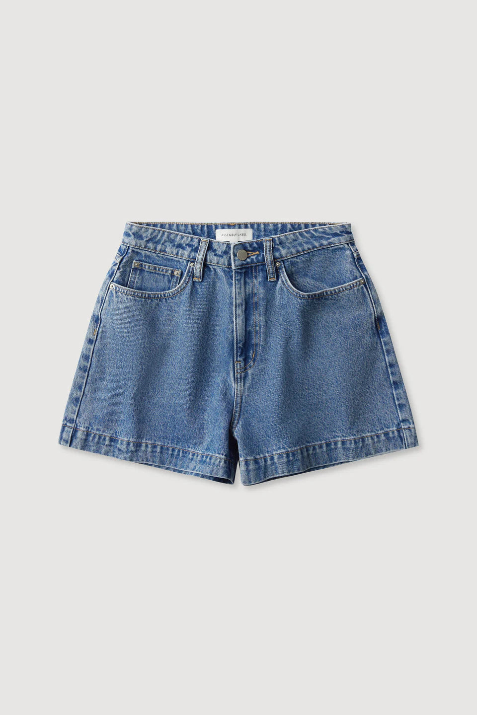 Assembly Label Boxy Denim Short Dark Stone