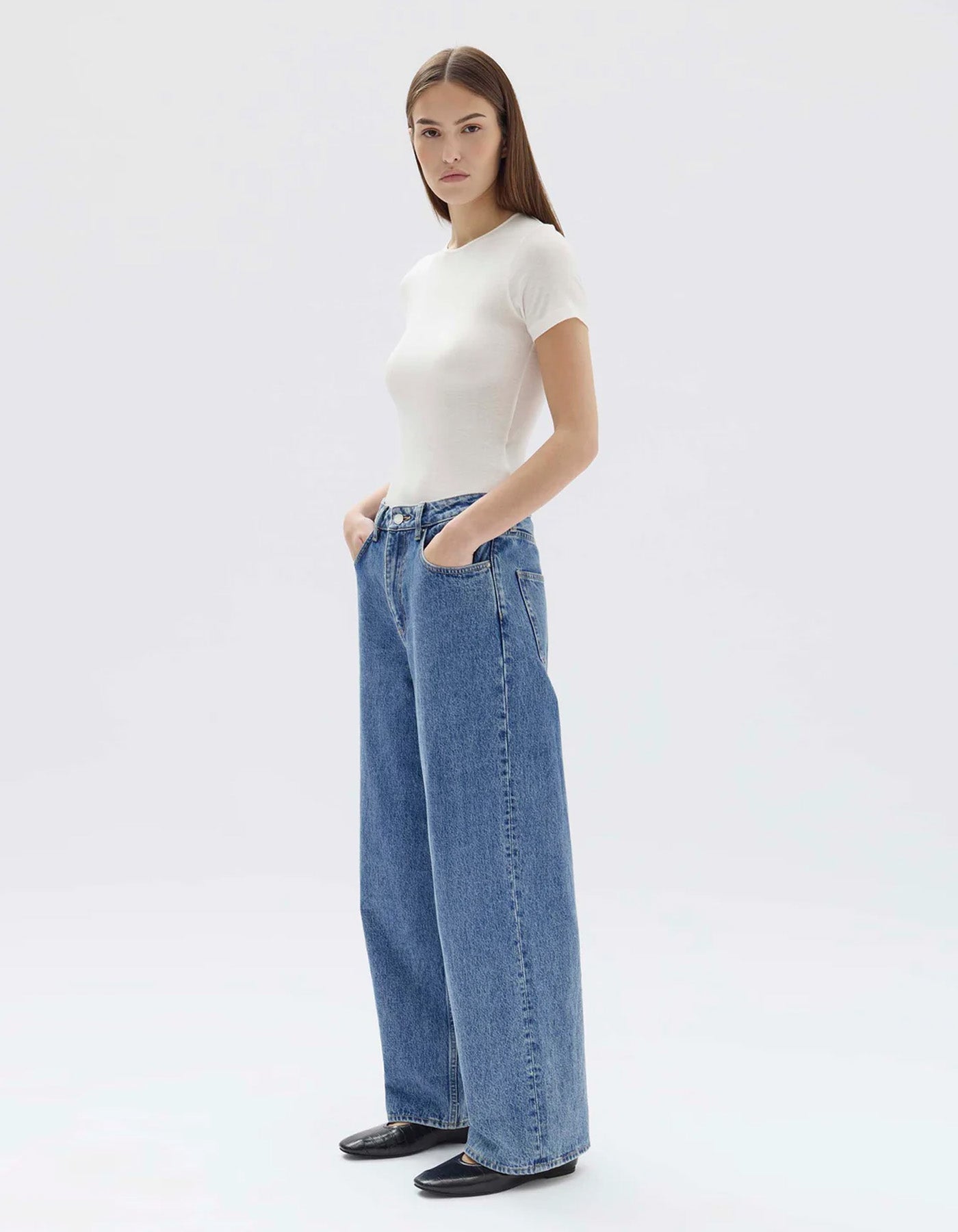 Assembly Label Womens Boyfriend Jean DarkStone