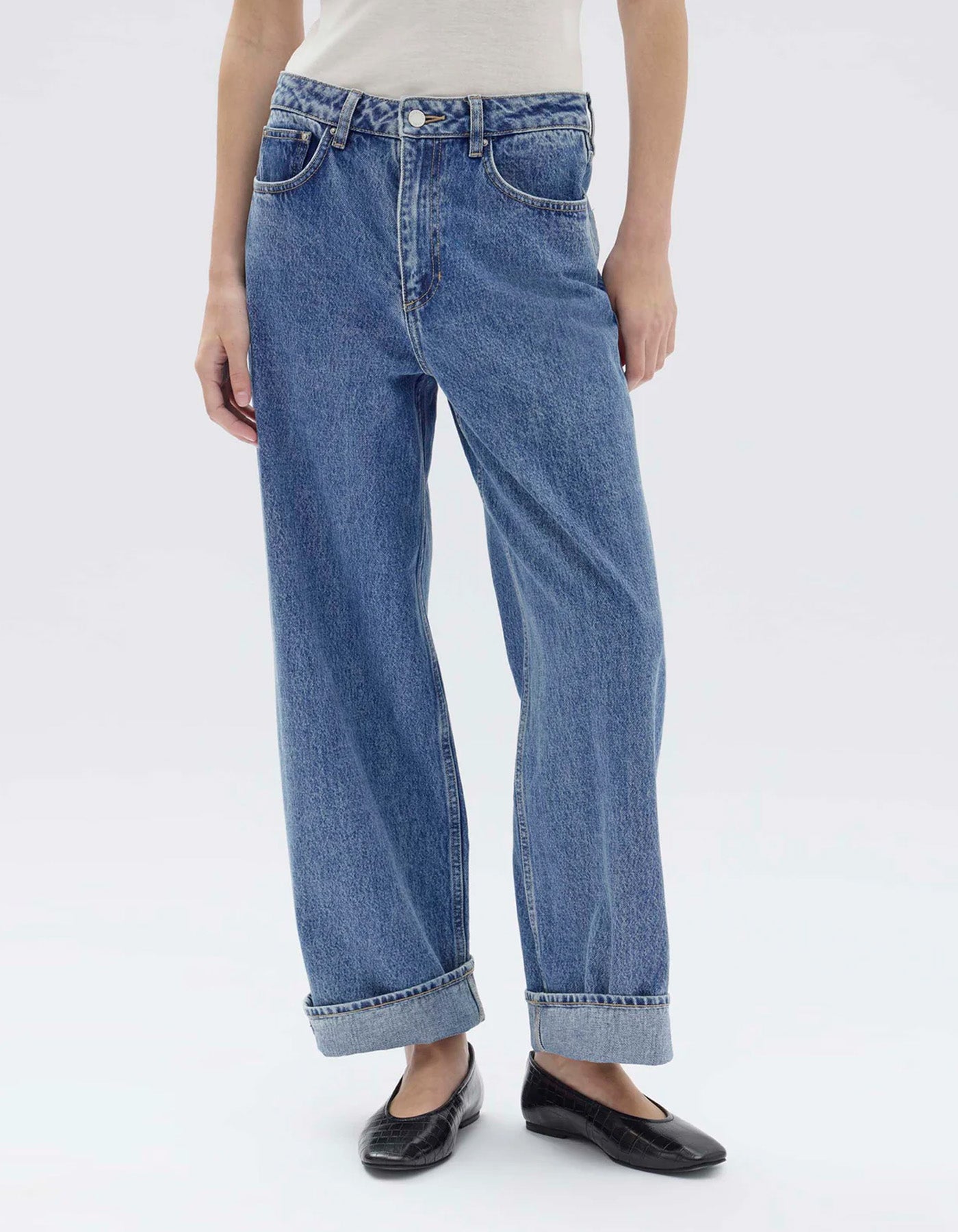 Assembly Label Womens Boyfriend Jean DarkStone