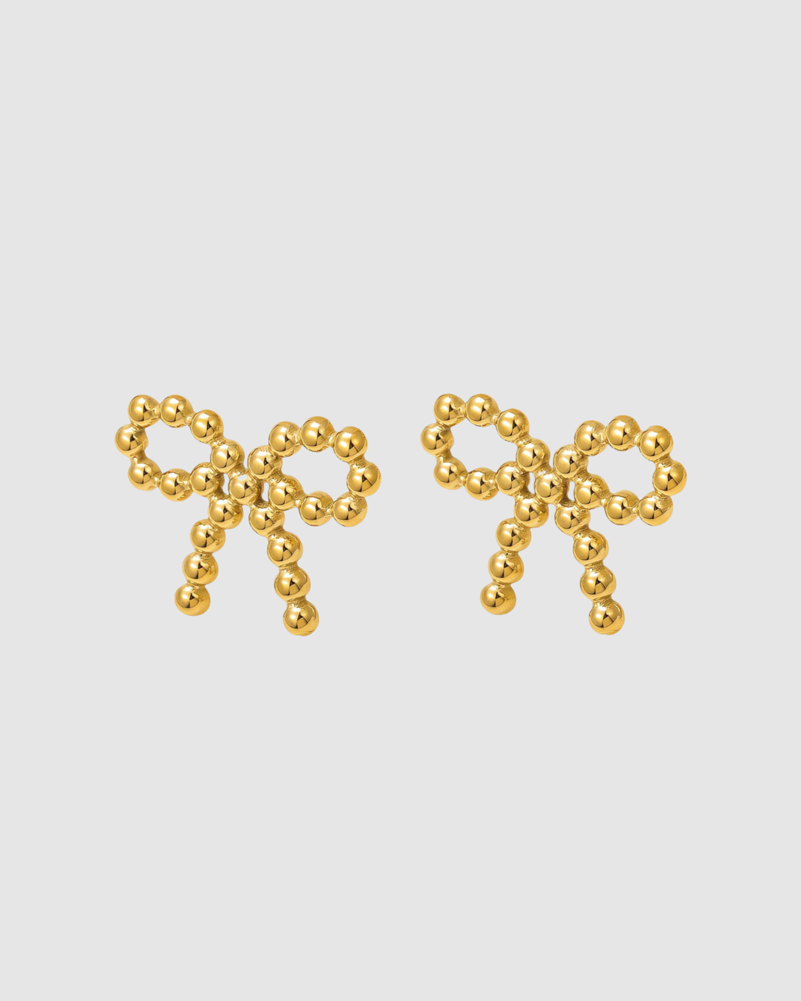 Castel & Co Bow Bubble Earrings Gold