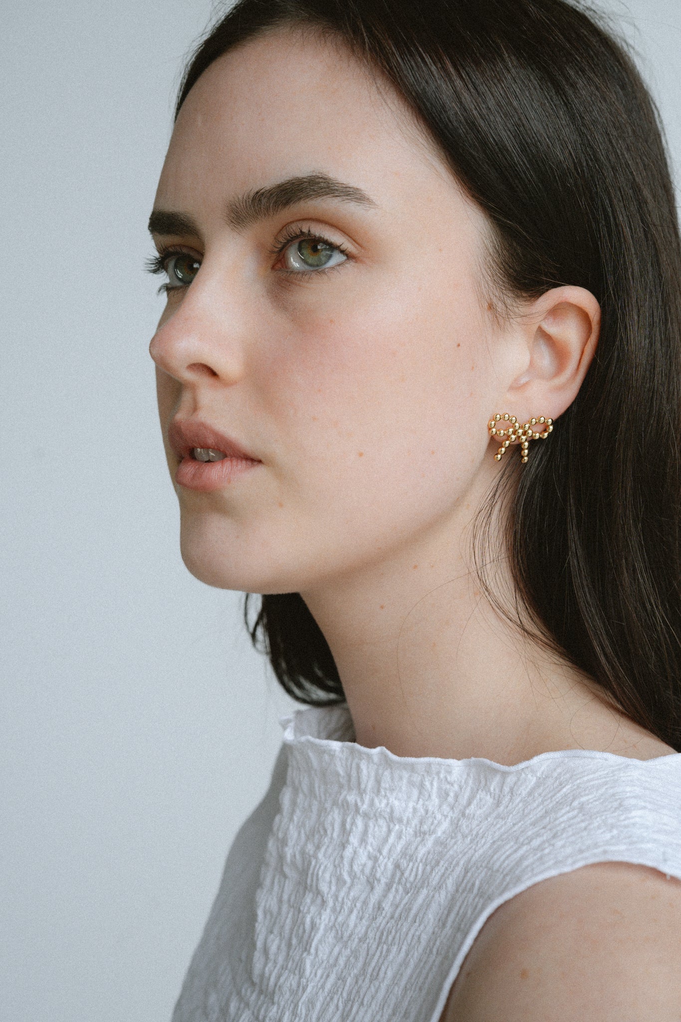 Castel & Co Bow Bubble Earrings Gold